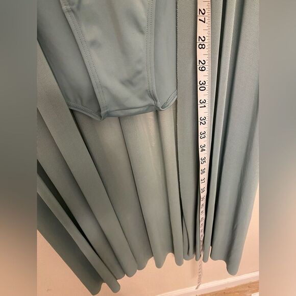 Weissman solo Dance costume custom sage green Laser Cut Floral Dress D11433 LA - Picture 9 of 10